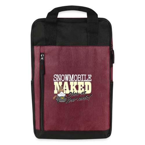 Snowmobile Naked - Laptop Backpack