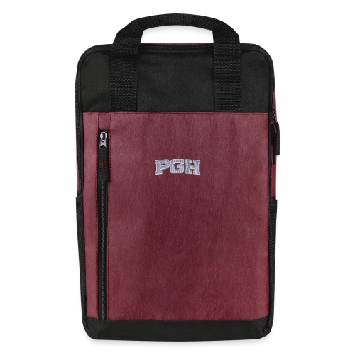 Block PGH (Embroidered Items) - Laptop Backpack