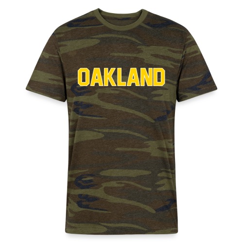 oakland - Alternative Unisex Eco Camo T-Shirt