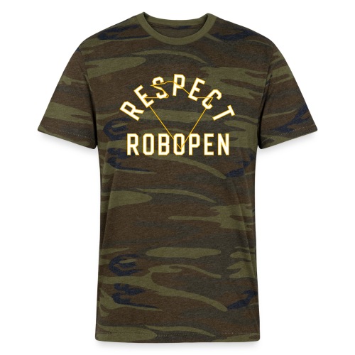Respect Robopen - Alternative Unisex Eco Camo T-Shirt