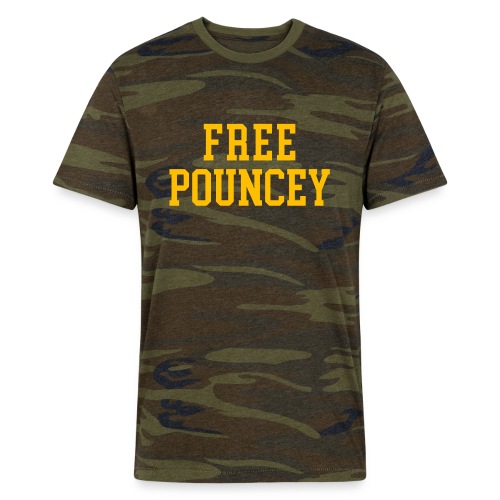 FREE POUNCEY - Alternative Unisex Eco Camo T-Shirt