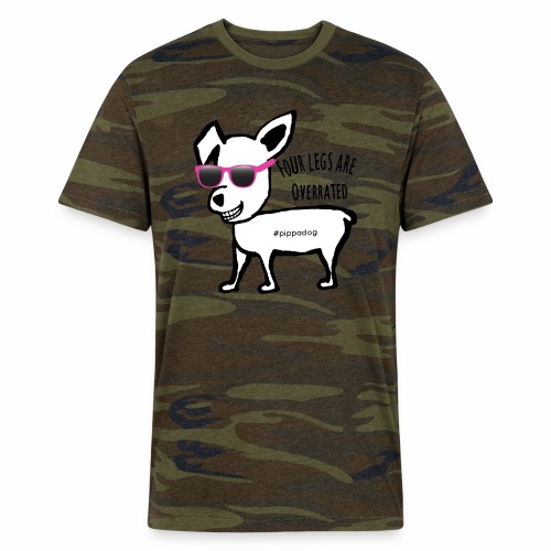 Pippa Pink Glasses - Alternative Unisex Eco Camo T-Shirt