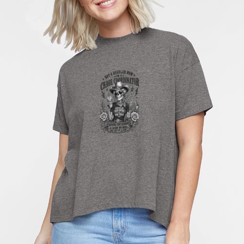 Chaos Coordinator Mom Skeleton Cowgirl - Women's Hi-Lo Tee