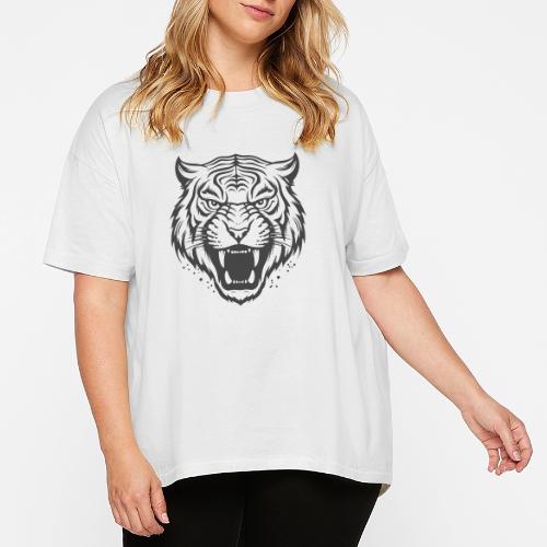 Wild Tiger Fashion, the fury of the feline tiger. - Women's Hi-Lo Tee