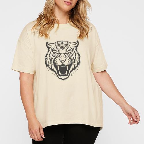 Wild Tiger Fashion, the fury of the feline tiger. - Women's Hi-Lo Tee