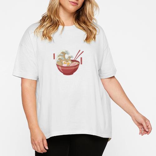 The Great Wave of Ramen - Women's Hi-Lo Tee