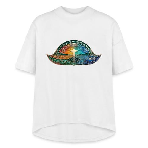 Easter Cast the Net Again T Shirt, abundance Gift - Women's Hi-Lo Tee