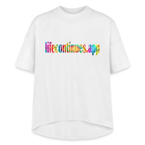 Life Continues Large Tie-dye 2 - Women's Hi-Lo Tee