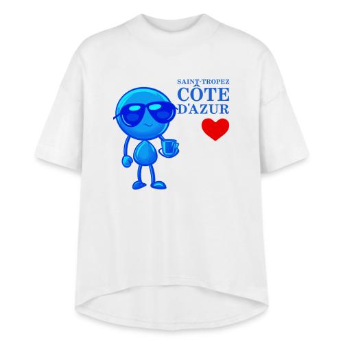 Smoon City_Saint Tropez Côte d'Azur - Women's Hi-Lo Tee