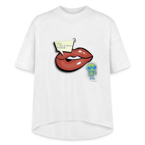 Smoon City_I wear lipstick - Women's Hi-Lo Tee
