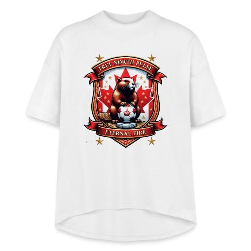 Canada Beaver Crest T-Shirt, Pride Badge Gift - Women's Hi-Lo Tee