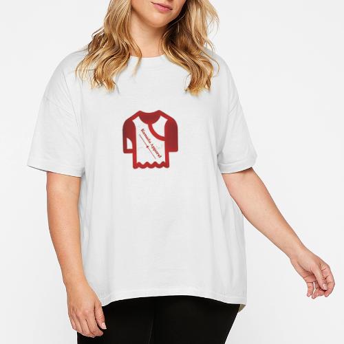 Kenada Logo white spray - Women's Hi-Lo Tee