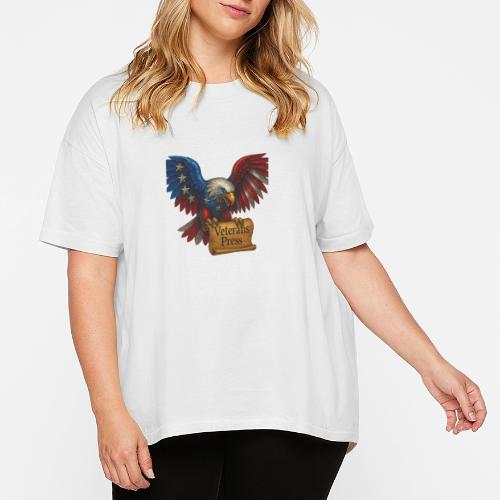 Veterans Press Bald Eagle - Women's Hi-Lo Tee