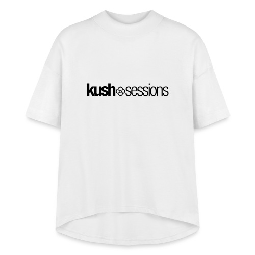 KushSessions (black logo) - Women's Hi-Lo Tee