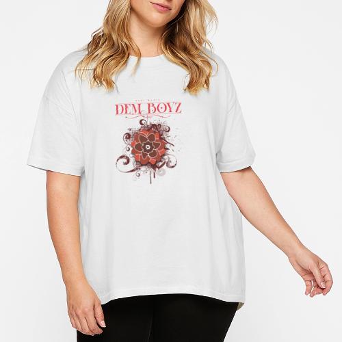 Flower Splash Reds - Women's Hi-Lo Tee