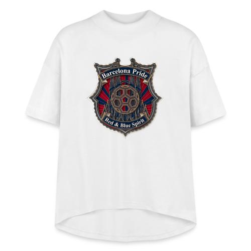 Barcelona Scarlet Pride T Shirt, Soccer City Gift - Women's Hi-Lo Tee