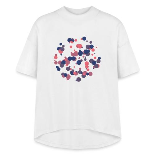 abstract circles pattern - Women's Hi-Lo Tee