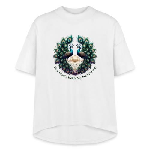 Your Beauty Holds My Soul Peacock Gifts T-Shirt - Women's Hi-Lo Tee