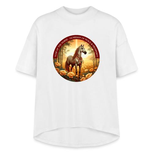 Year of the Horse Guardian T Shirt, Lunar New Year - Women's Hi-Lo Tee