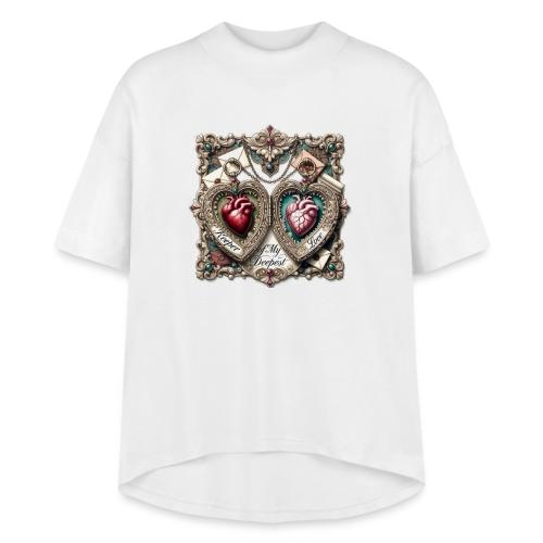 Keeper of My Deepest Love Victorian Locket T-Shirt - Women's Hi-Lo Tee