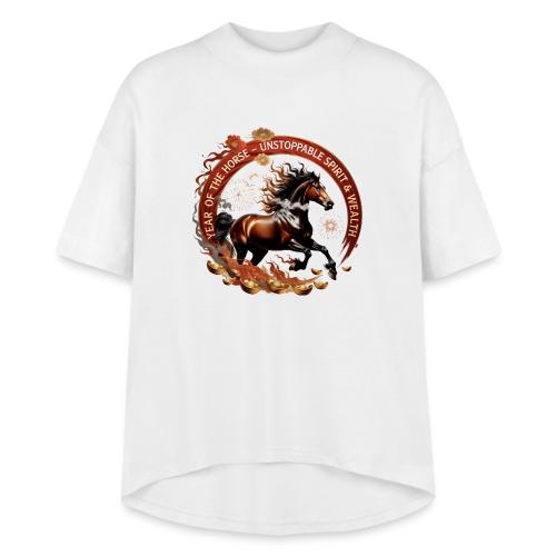 Year of the Horse Fiery Spirit T Shirt, Lunar New - Women's Hi-Lo Tee