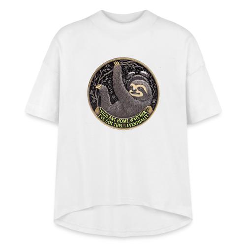 Sloth Home Watcher T Shirt - Women's Hi-Lo Tee