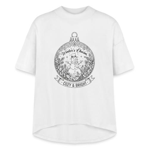 Festive Snowman T-Shirt - Women's Hi-Lo Tee