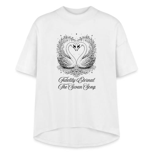 Poetic Swan T-Shirt - Women's Hi-Lo Tee