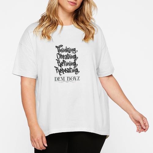 Thinking, Creating, Refining, Repeating - Women's Hi-Lo Tee