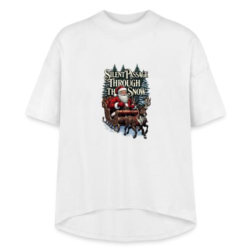 Nostalgic Santa T-Shirt - Women's Hi-Lo Tee
