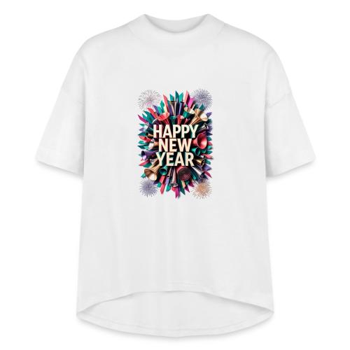 New Year's Party Horn T-Shirt - Women's Hi-Lo Tee