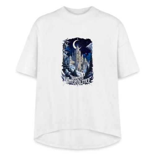 Celestial Winter Temple T-Shirt - Women's Hi-Lo Tee