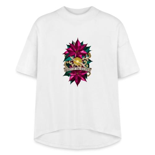 Queen of the Solstice Poinsettia T-Shirt - Women's Hi-Lo Tee