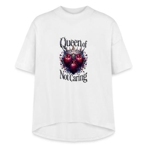 Queen of Not Caring T-Shirt - Women's Hi-Lo Tee