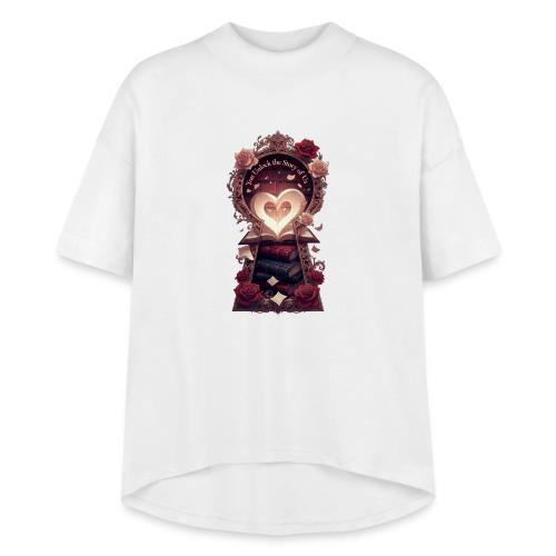You Unlock the Story of Us Library Gifts T-Shirts - Women's Hi-Lo Tee