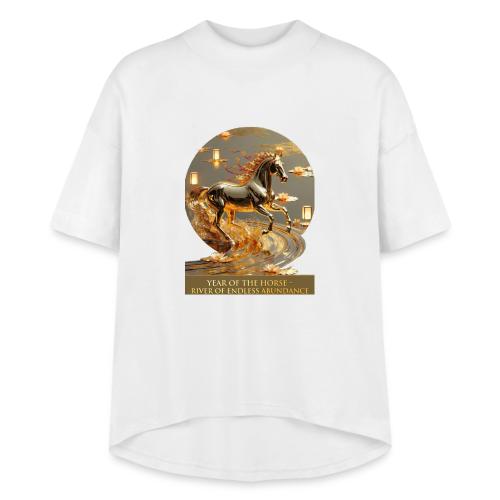 Year of the Horse Abundance T Shirt, Lunar NY Gift - Women's Hi-Lo Tee