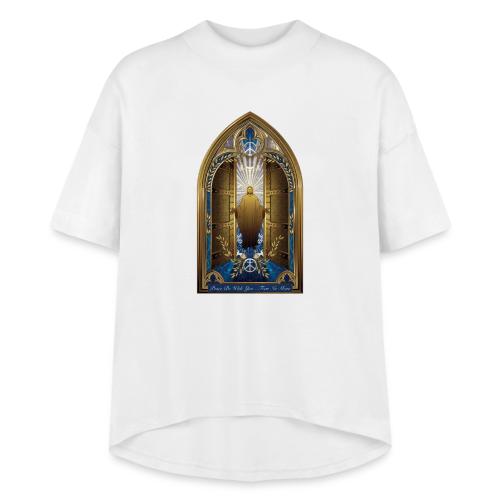 Easter Peace Be With You Locked Doors T Shirt,Gift - Women's Hi-Lo Tee
