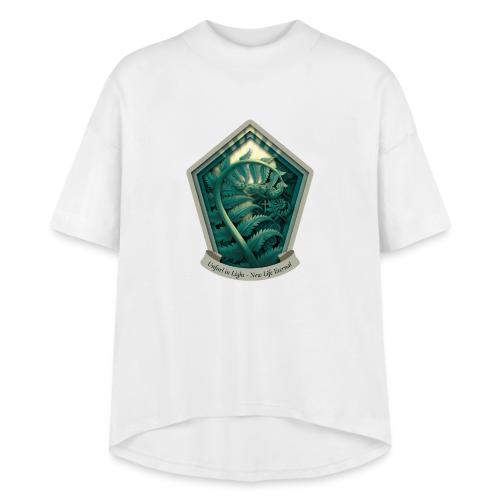 Easter Unfurl in Light Fern T Shirt, Spring Gift - Women's Hi-Lo Tee