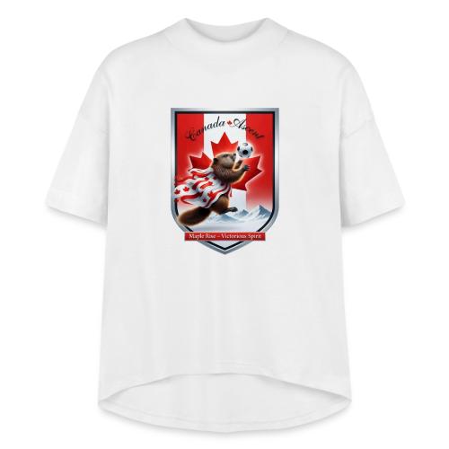 Canada Beaver Ascent T-Shirt, Canadian Pride Gift - Women's Hi-Lo Tee