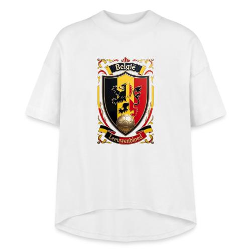 Belgium Lion Crest T-Shirt, Belgian Flag Gift - Women's Hi-Lo Tee