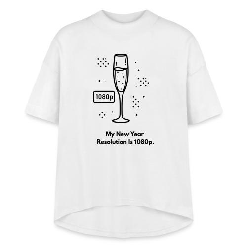 My New Year Resolution Is 1080p T-Shirt - Women's Hi-Lo Tee