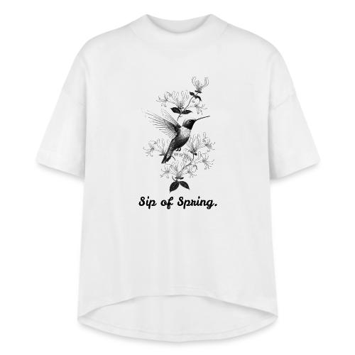 Hummingbird T-Shirt, Honeysuckle Vine - Women's Hi-Lo Tee