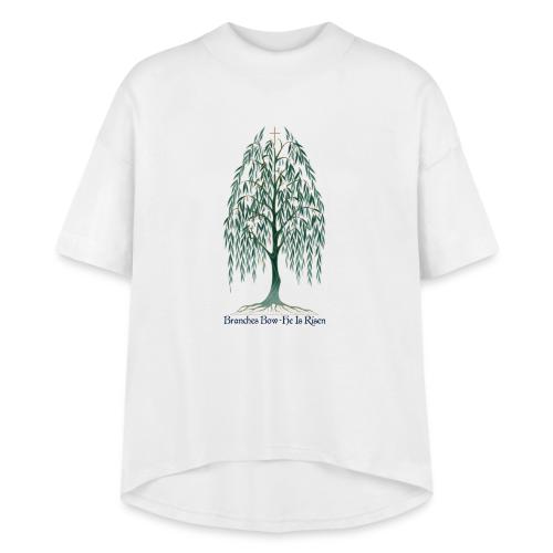 Easter Branches Bow Willow T Shirt, Easter Gift - Women's Hi-Lo Tee