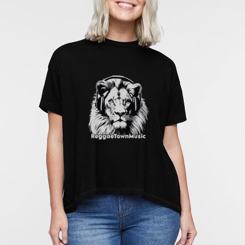 Reggae music roots lion head rasta vibes shirt - Women's Hi-Lo Tee