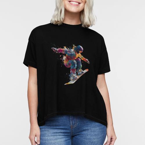 Snowboarding: Frozen Flight - Women's Hi-Lo Tee