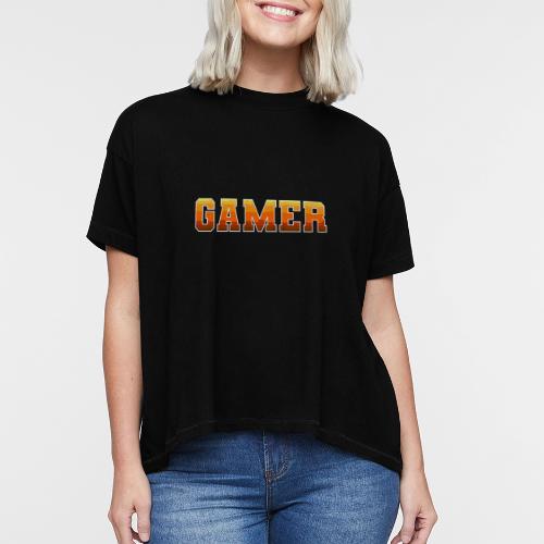 Gamer Varsity Gradient Design for Apparel - Women's Hi-Lo Tee