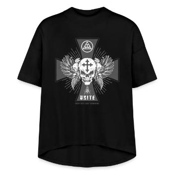 Knights Templar - Join The Last Crusade Infidel - Women's Hi-Lo Tee - black - Front