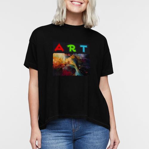 Waves of Art - Women's Hi-Lo Tee