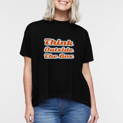 Think Outside the Box — Creative Mindset Script - Women's Hi-Lo Tee