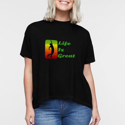 Life Is Great - Women's Hi-Lo Tee
